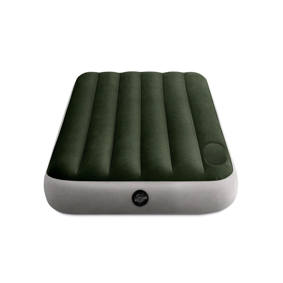intex 64761 Şişme Yatak Ayak Pompalı Kamp Yatağı 99x191x25 Cm