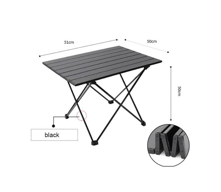 Katlanır Kamp Masası Portatif Outdoor Bahçe Piknik Masası 51x50 Cm