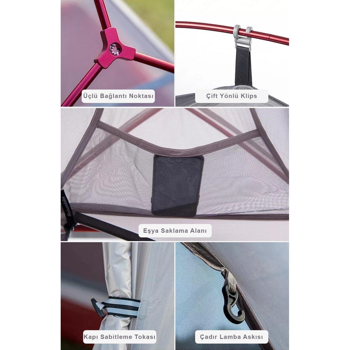 Naturehike Cloud UP-2 Ultralight 2 Kişilik Kamp Çadırı