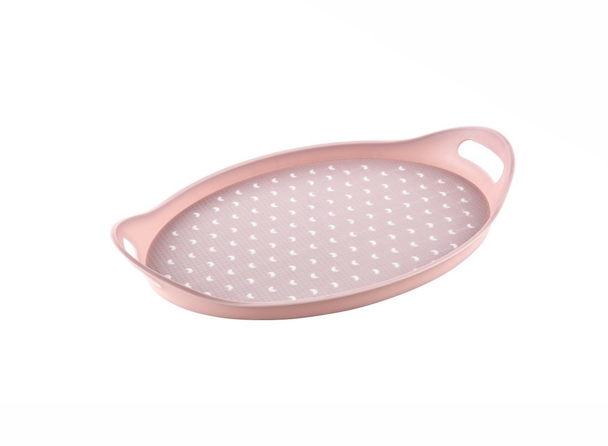 Oval Kaydırmaz Tepsi