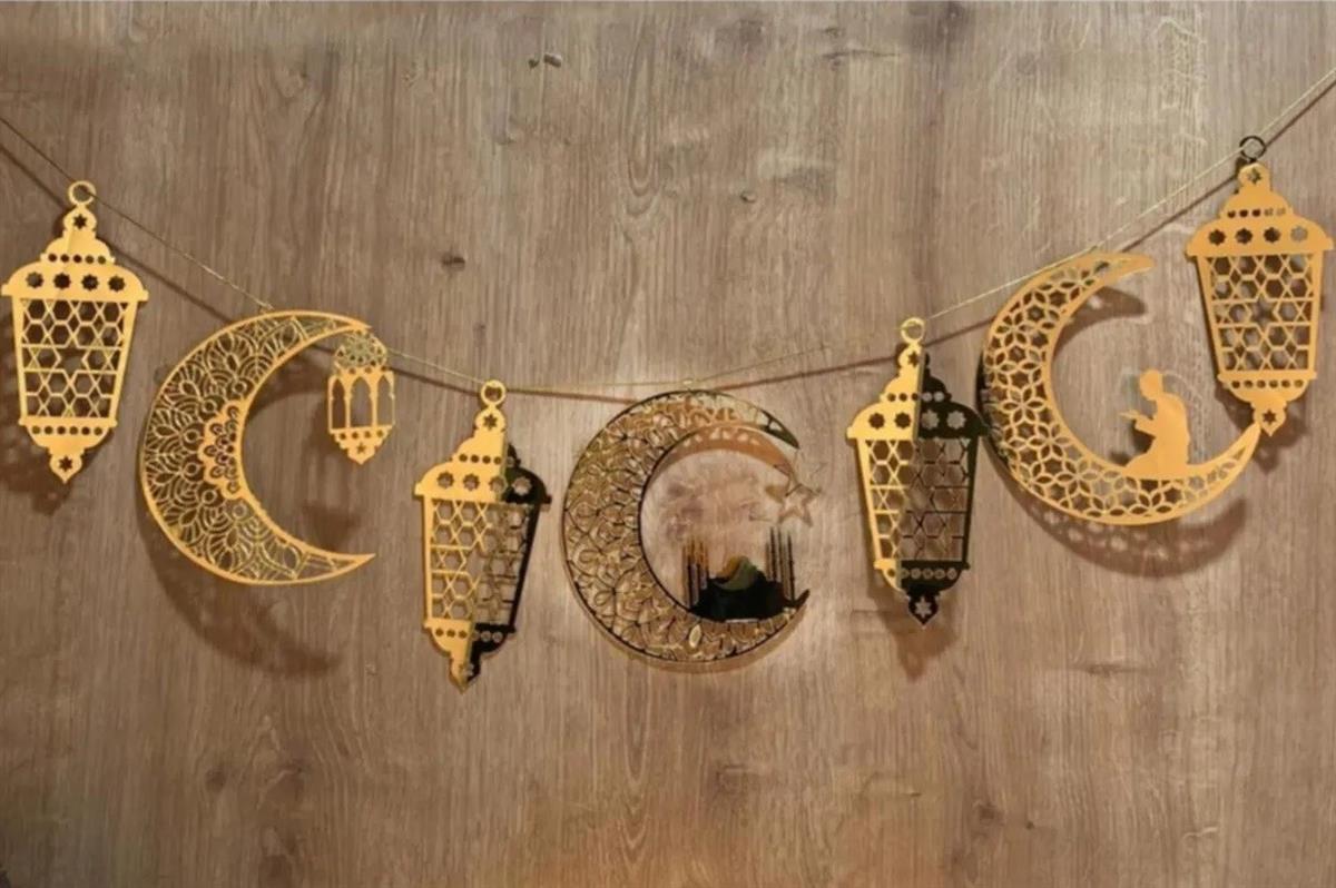 Ramazan Özel Dekoratif Pleksi Duvar Süsü