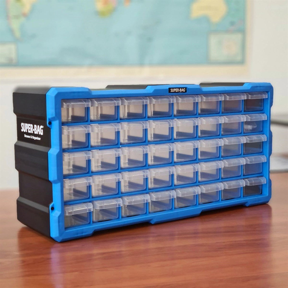 Super Bag ASR-6003 Yatay Mono Blok Çekmeceli Organizer 40'lı