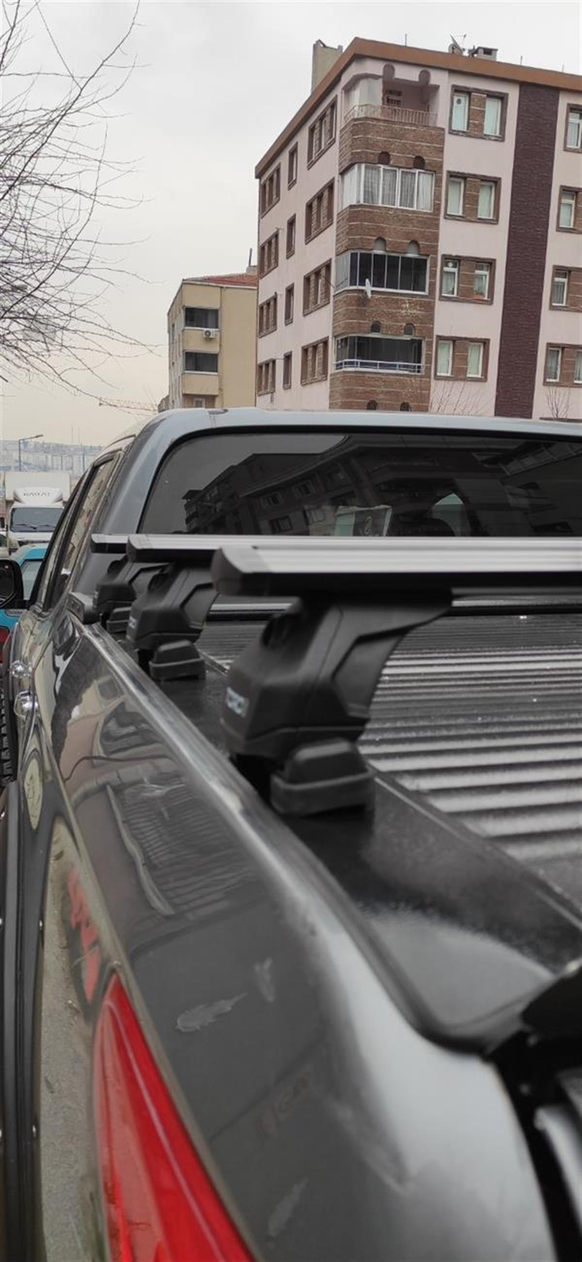 Isuzu D Max Bagaj Üstü Ara Atkı Portbagaj Bisiklet Taşıyıcı