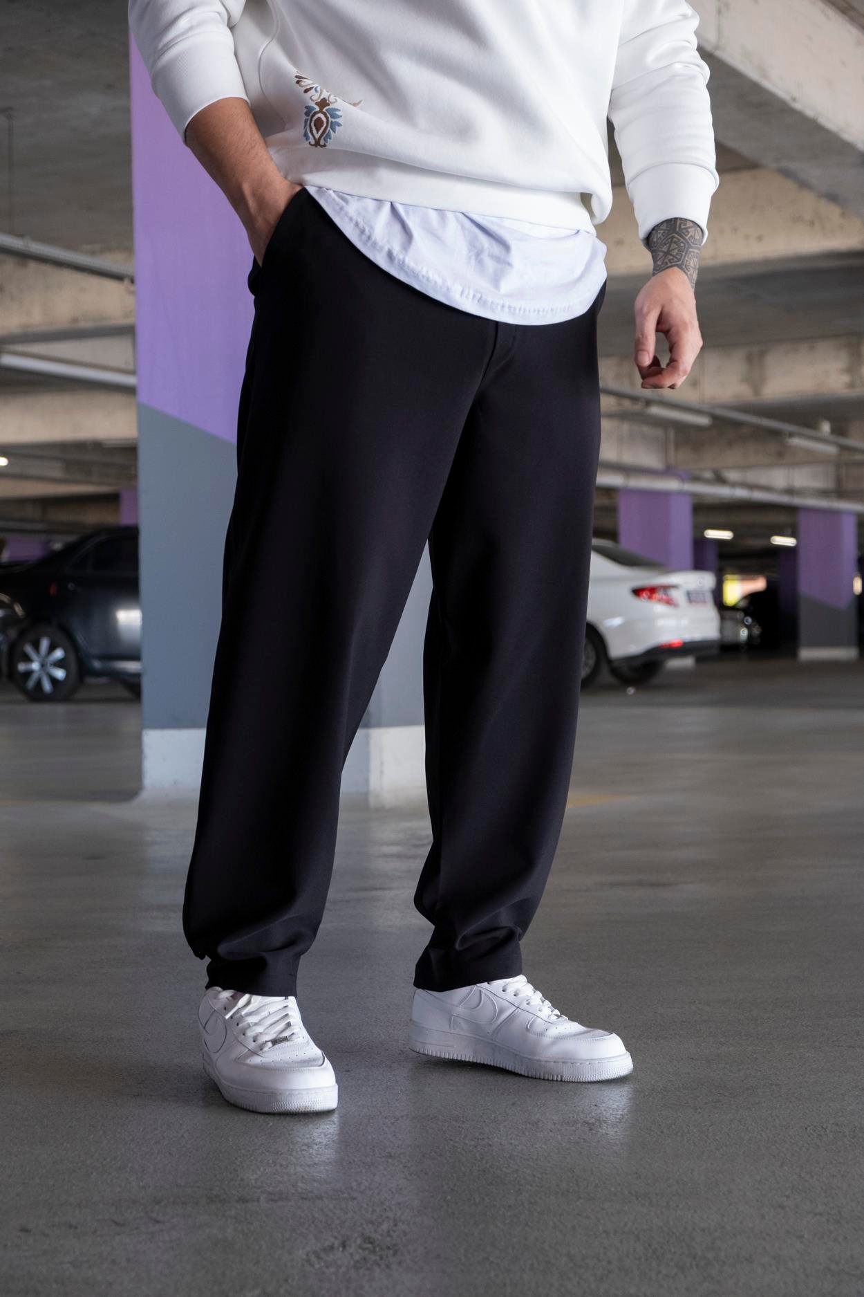 Rahat Kalıp Paça Detaylı Jogger (JGS06)
