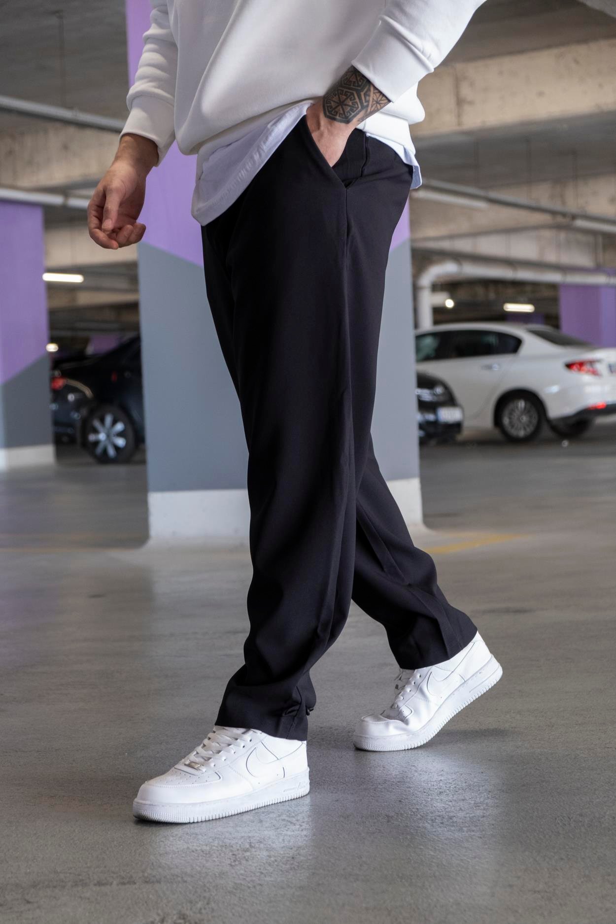 Rahat Kalıp Paça Detaylı Jogger (JGS06)