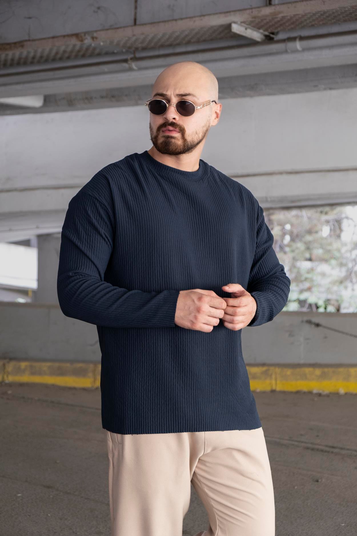 Regular Fit Ottoman Kumaş Sweatshirt (SVTL07)