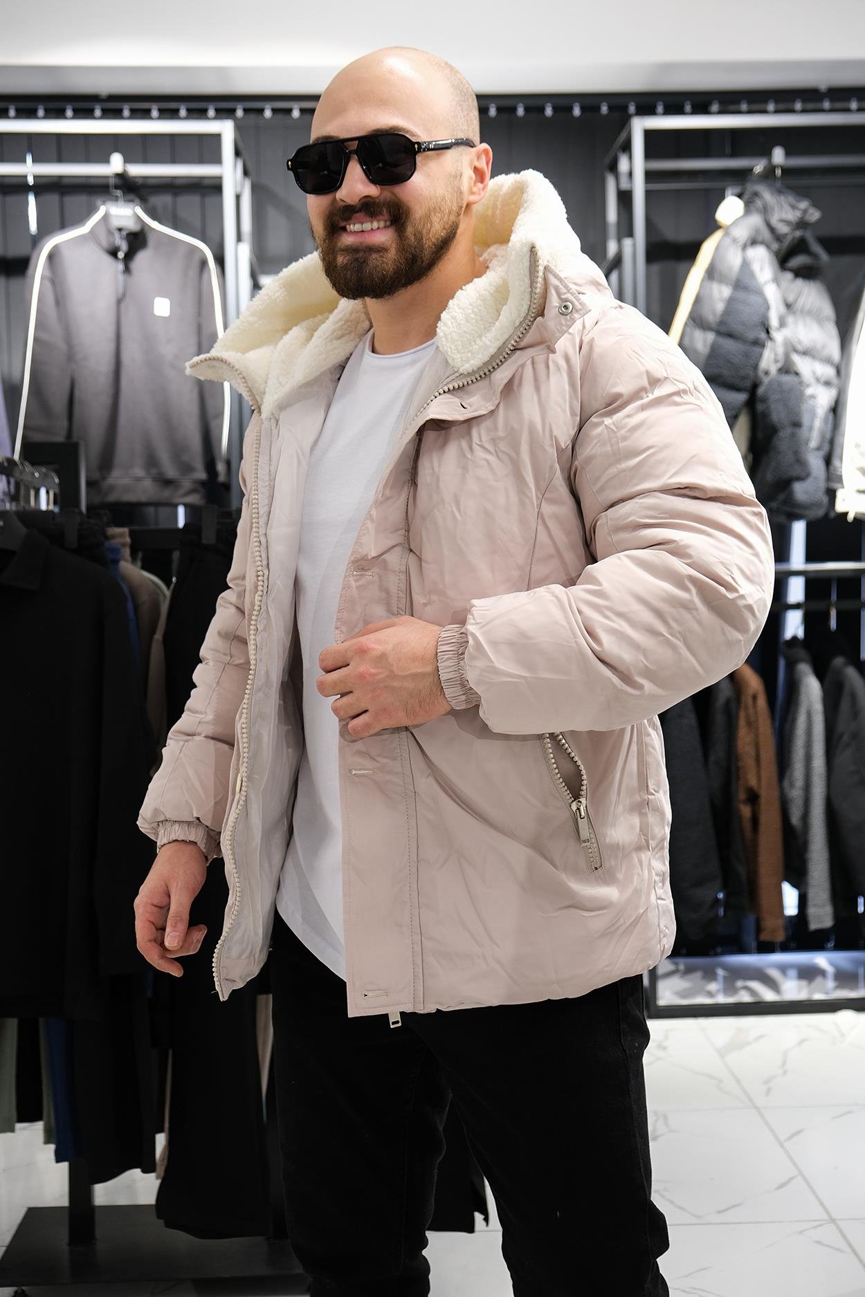 Kapüşonlu Şişme Mont (MRCK13)