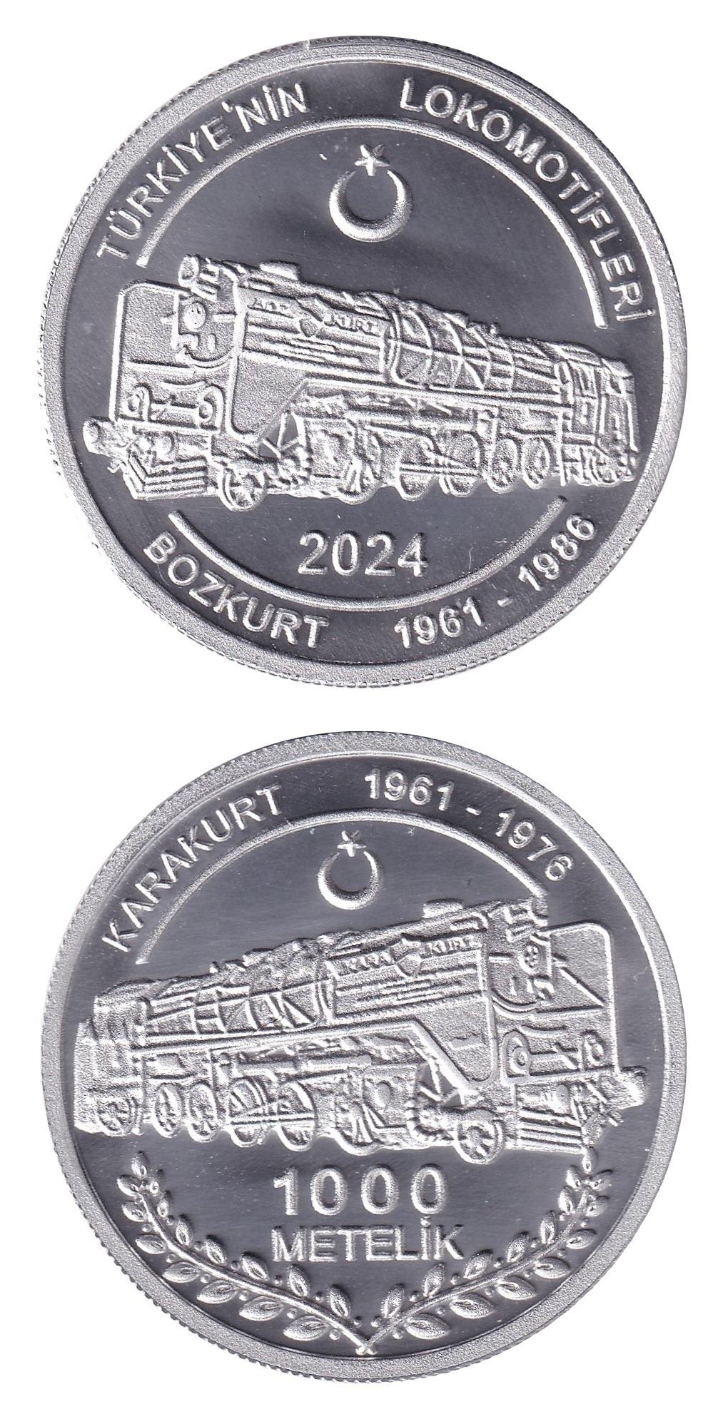 Madalya ve MadalyonlarTürkiye'nin Lokomotifleri, Alüminyum, Hatıra Madalyon