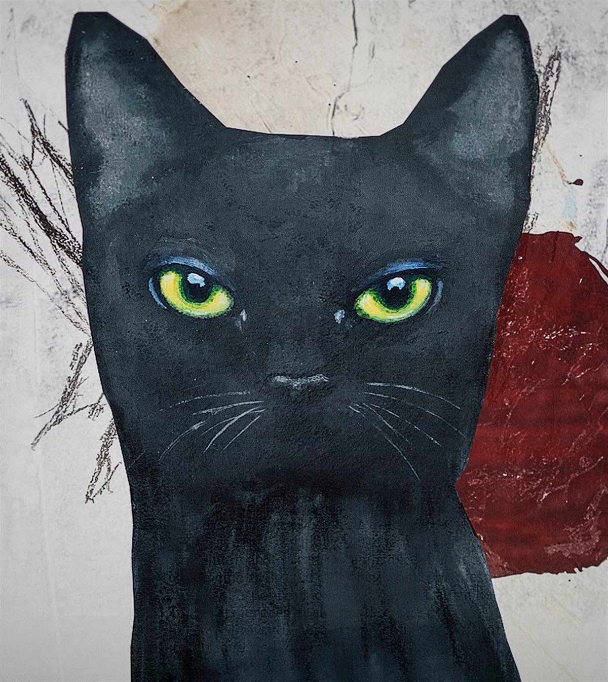 Özgün Baskı TabloGenco Demirer - Kara Kedi 3