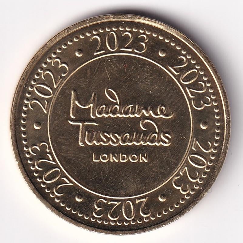 Yabancı Madeni ParalarLondra Madame Tussauds - Kral III. Charles Taç Giyme Töreni Hatıra Parası (Jeton)