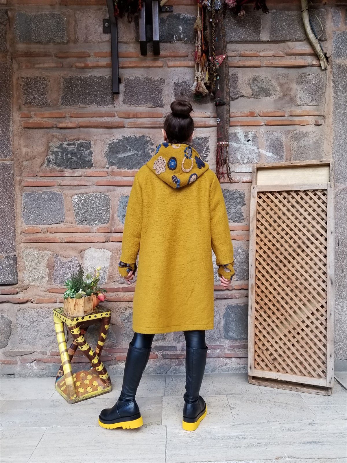 İtalyan Keçe Kumaş Kaban İçi Astarlı 