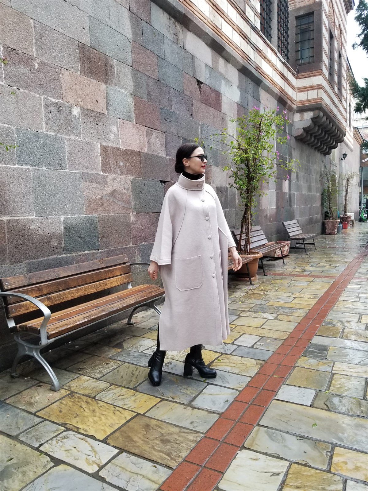 Keçe Kumaş Kaban Taş Rengi