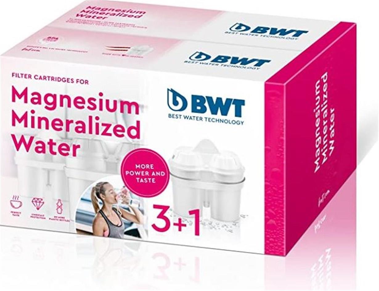 BWT Sürahi Su Arıtma Filtresi Magnezyumlu 3 + 1 Adet