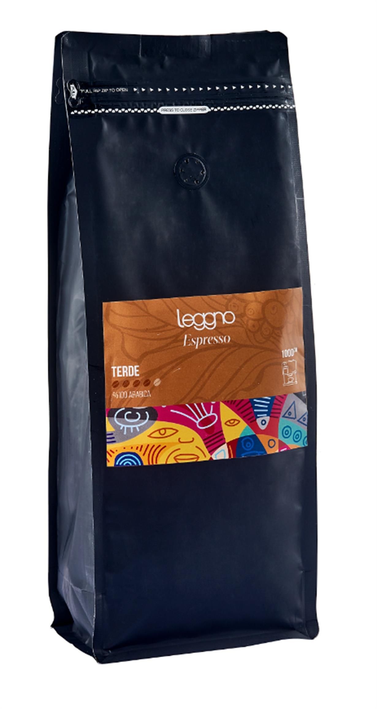 Leggno Terde Espresso Çekırdek Kahve 1 Kg