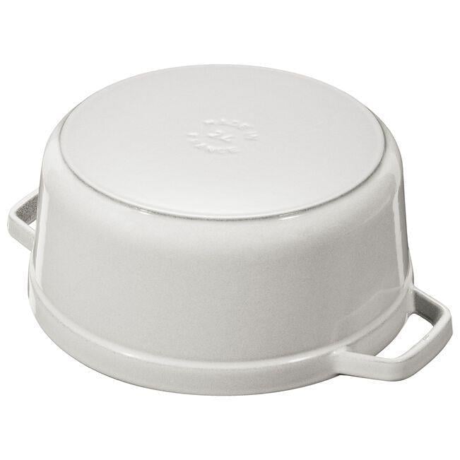 Staub Döküm Tencere Yuvarlak 24 Cm Trüf Beyazı
