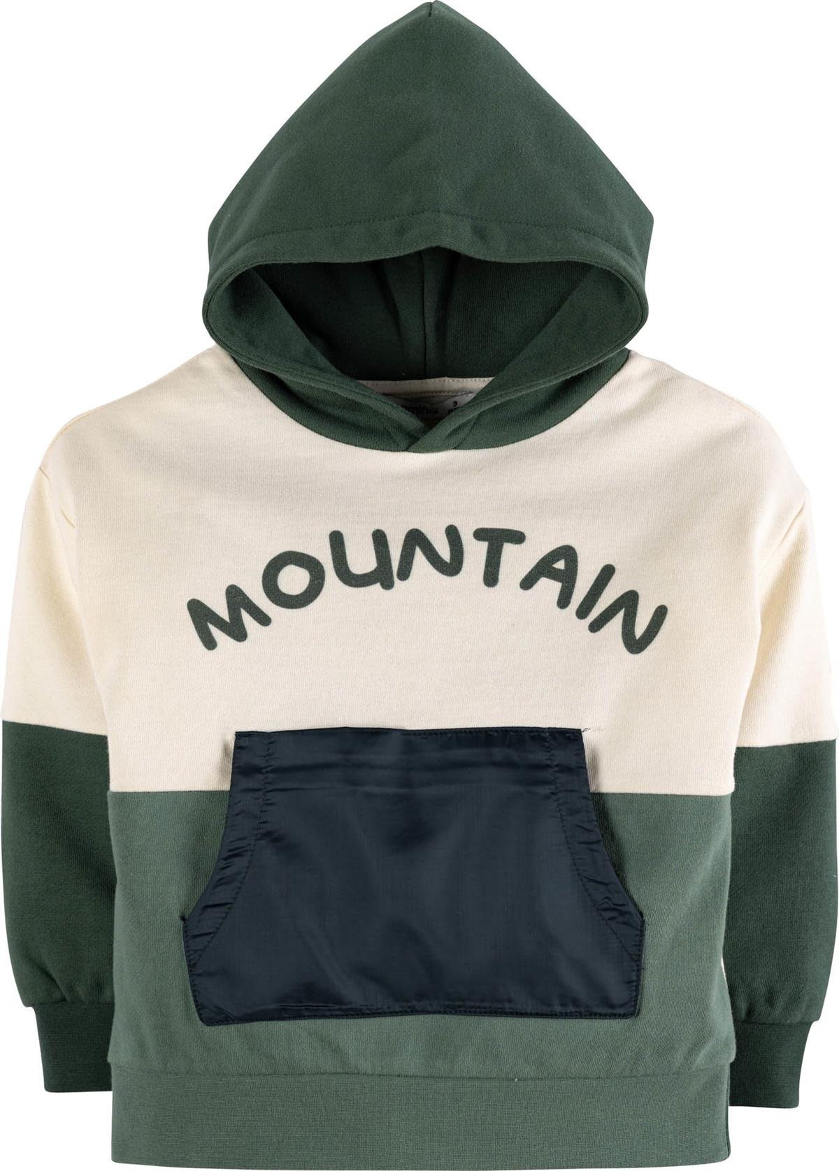 Baskılı Kapüşonlu Sweatshirt 17106