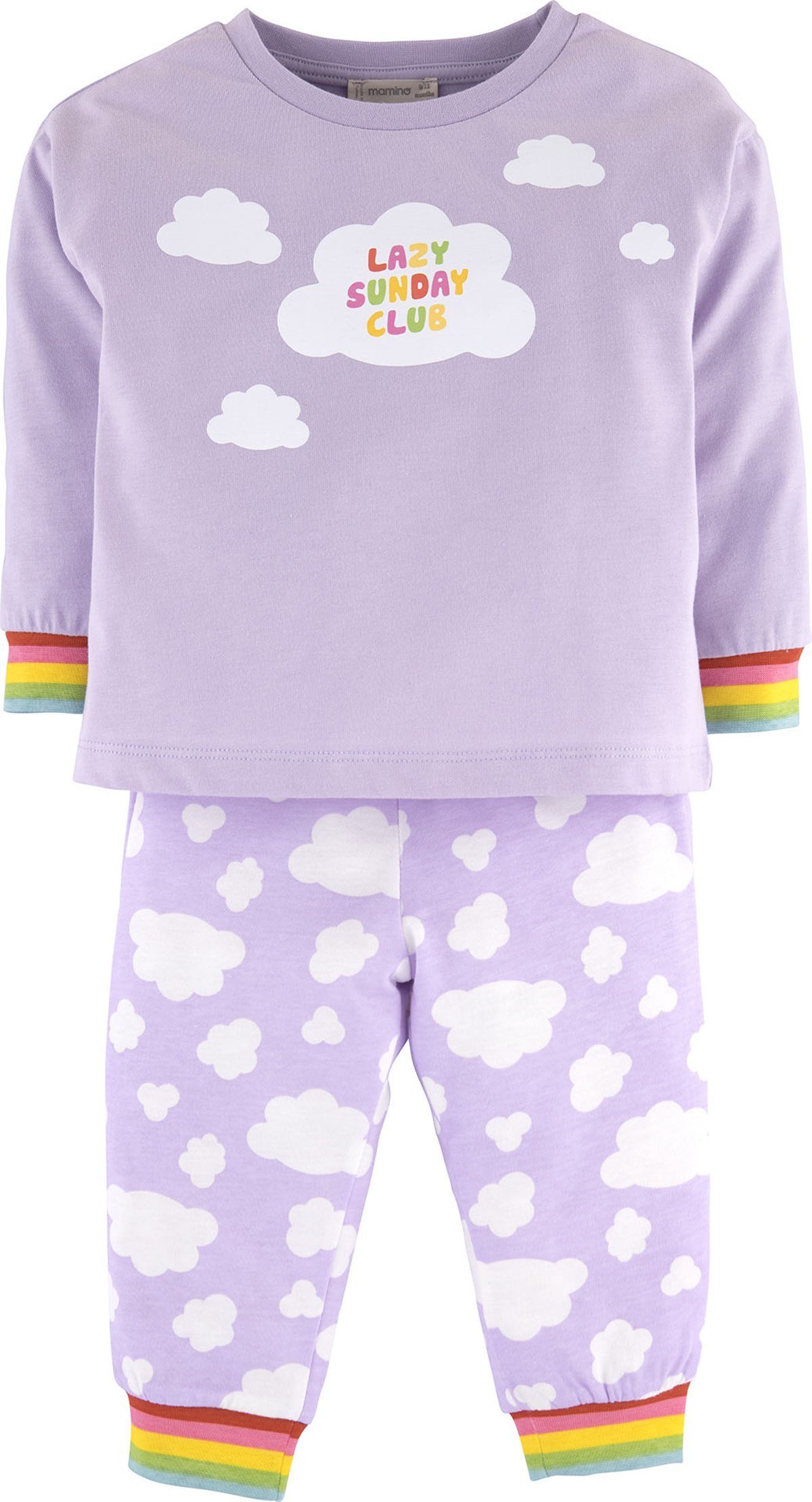 Bulut Baskılı Pijama Takım 15906