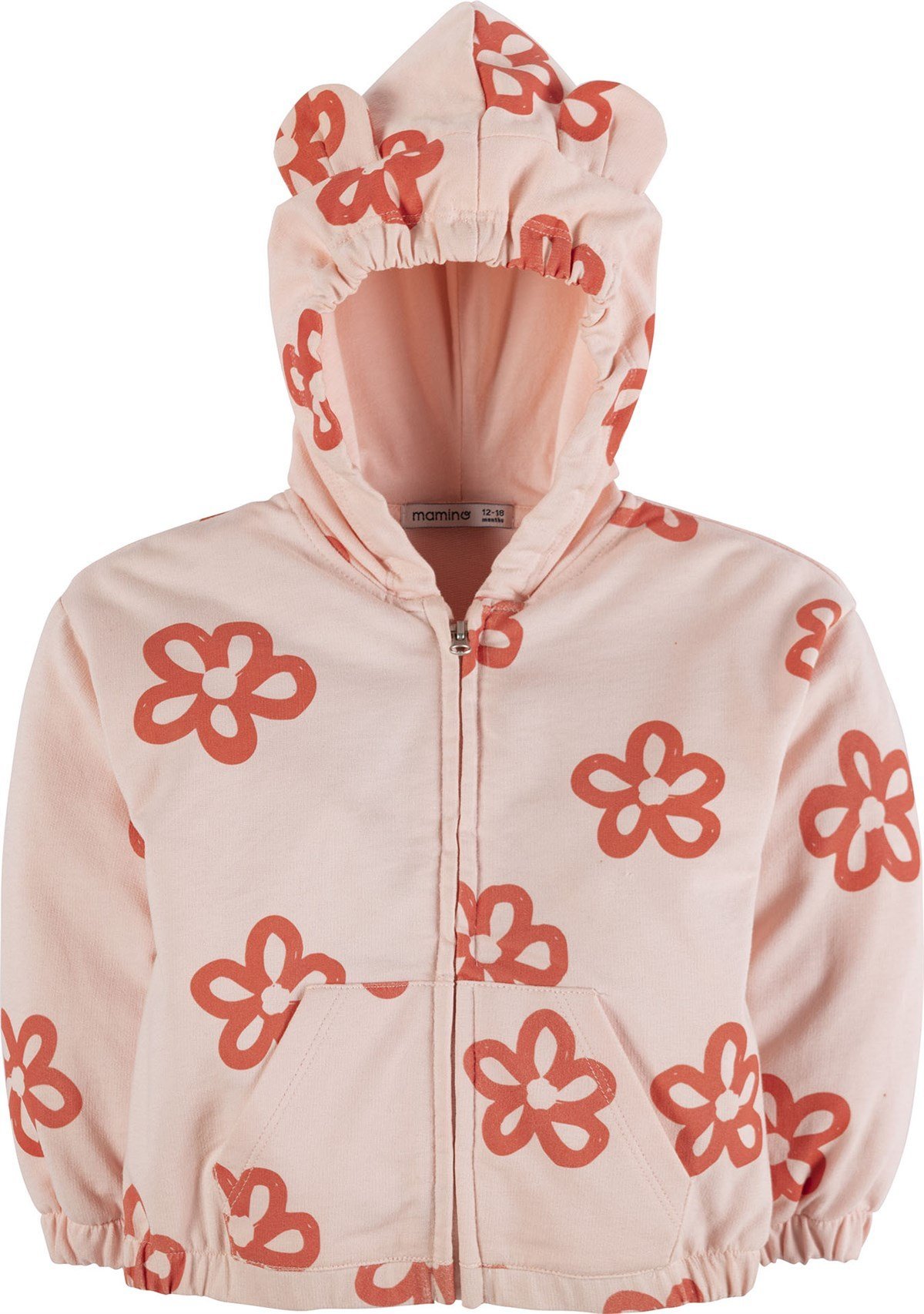 Çiçek Baskılı Sweatshirt 16302