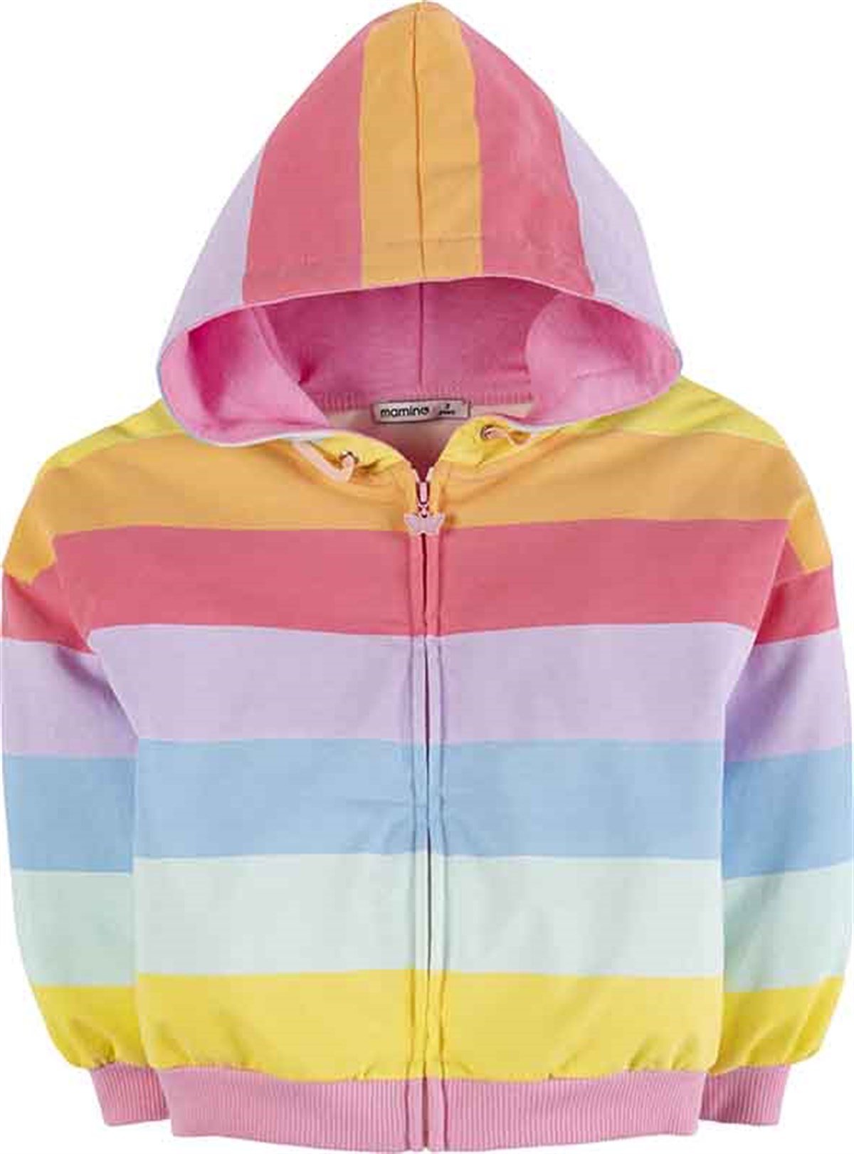 Çizgili Kapşonlu Sweatshirt 16564