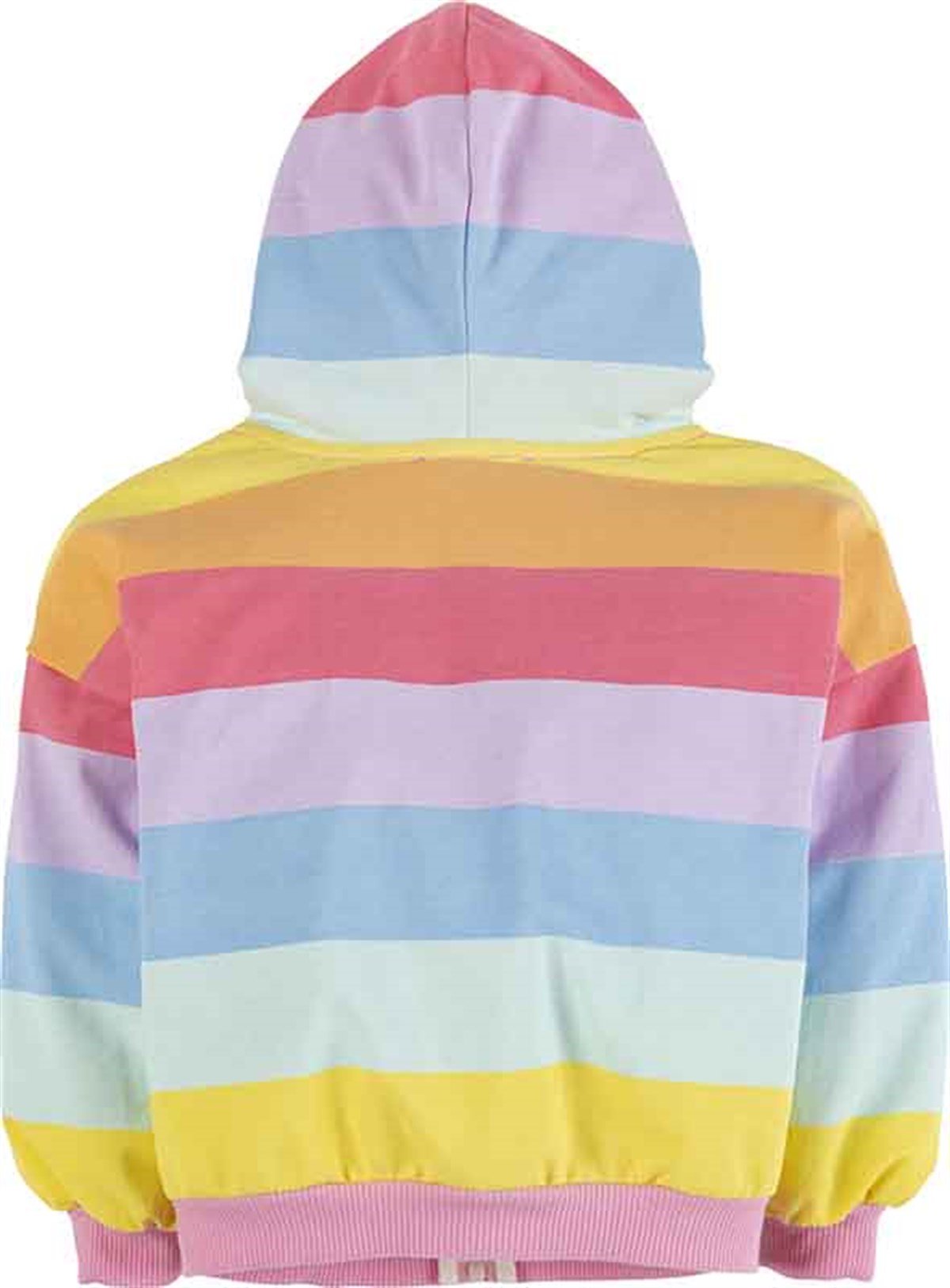Çizgili Kapşonlu Sweatshirt 16564