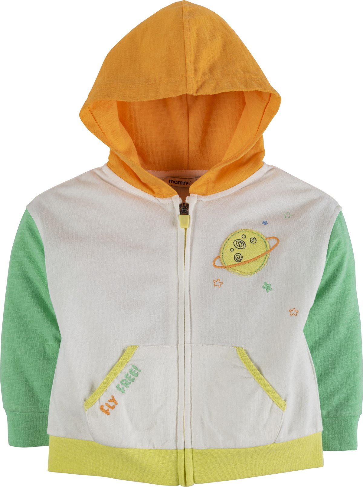Nakışlı Kapşonlu Sweatshirt 16461