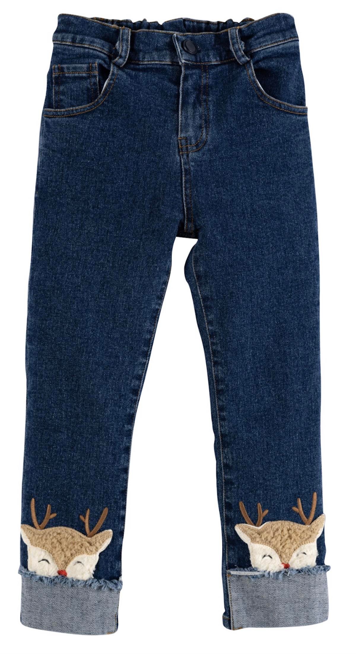 Nakışlı Kot Pantolon 16919