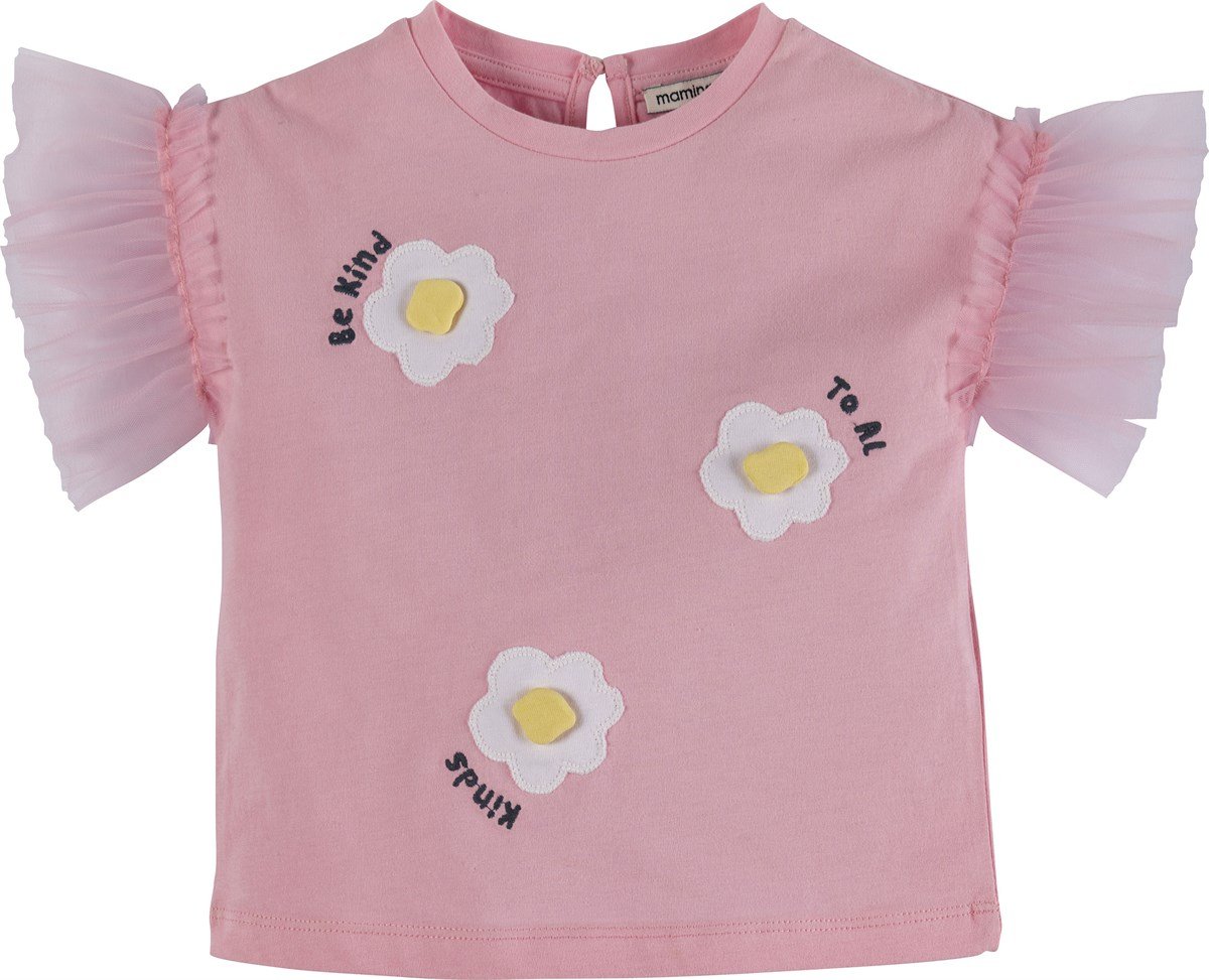 Papatya Nakışlı T-Shirt 16405