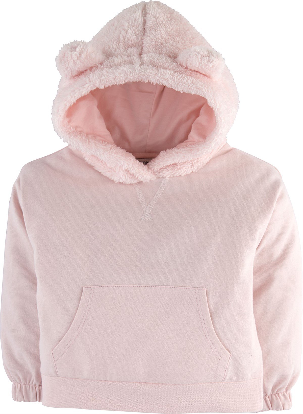 Peluş Kapüşonlu Sweatshirt 16010