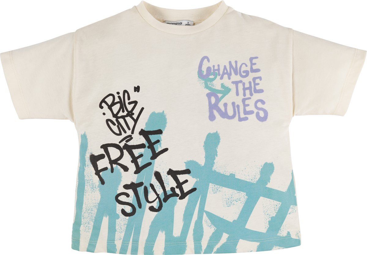 Yazı Baskılı T-Shirt 16602