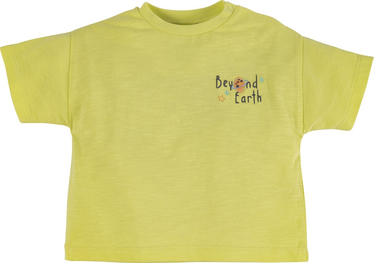 Yazı Nakışlı T-Shirt 16460