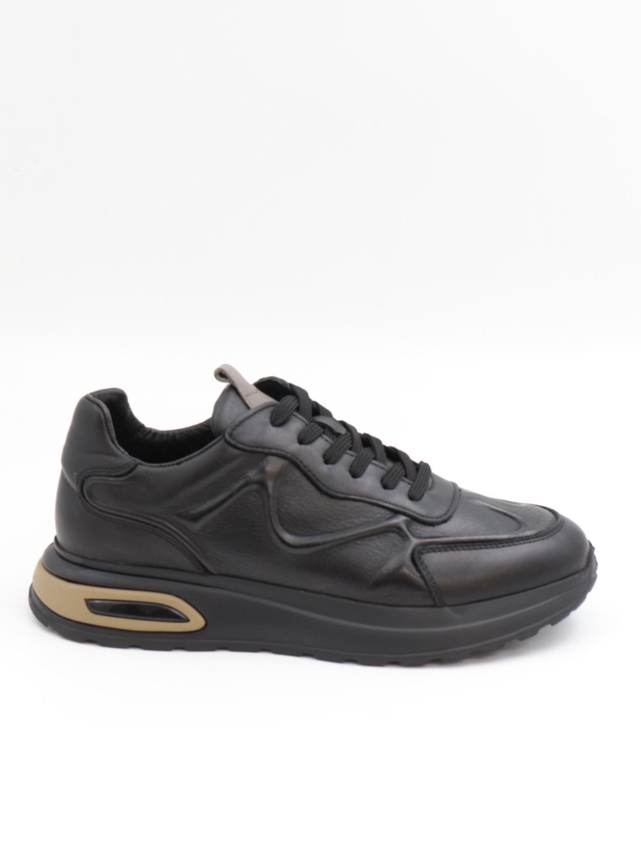 Togga 2356 Siyah Hakiki Deri Günlük Erkek Sneakers
