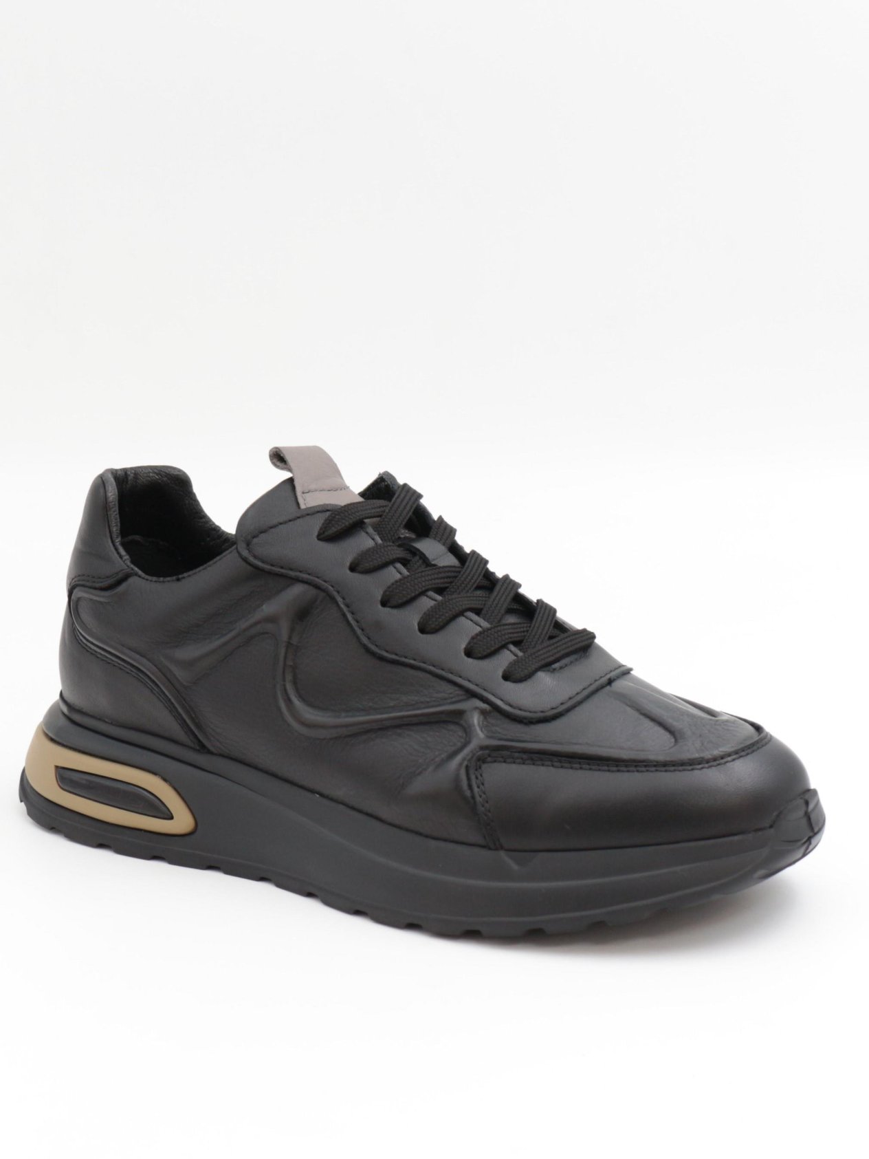 Togga 2356 Siyah Hakiki Deri Günlük Erkek Sneakers
