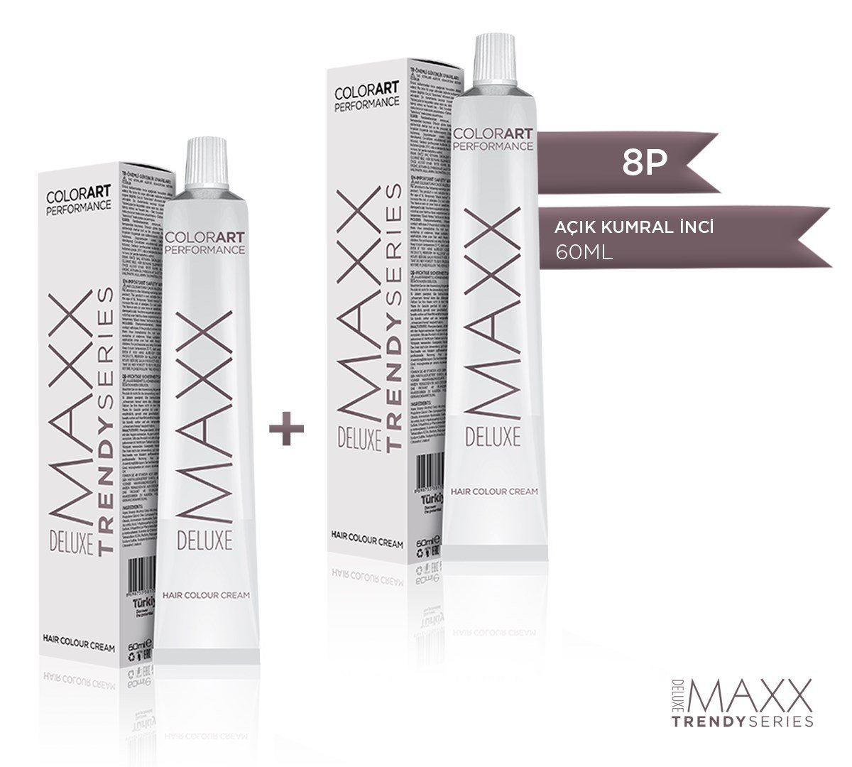 Maxx Deluxe 8P  Açık Kumral İnci Saç Boyası