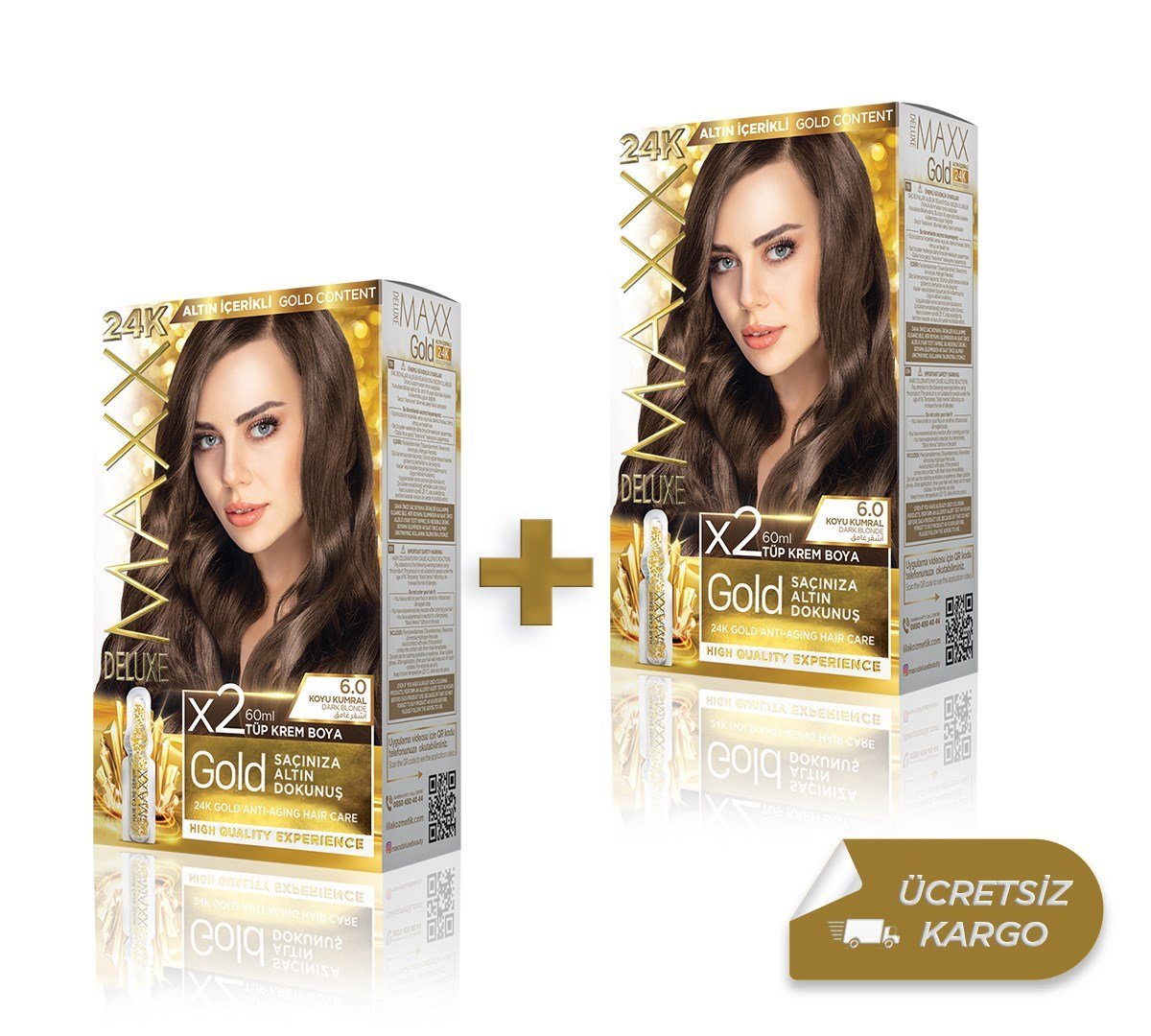 MAXX DELUXE GOLDEN BEAUTY  6.0  Koyu Kumral Set Boya