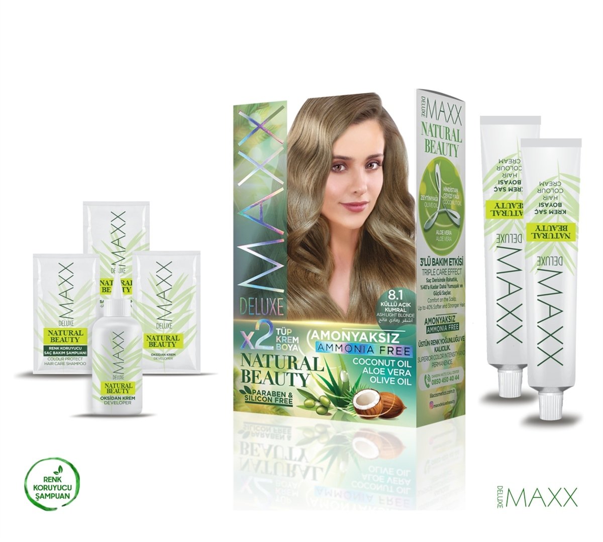 MAXX DELUXE NATURAL BEAUTY  8.1  Küllü Açık Kumral