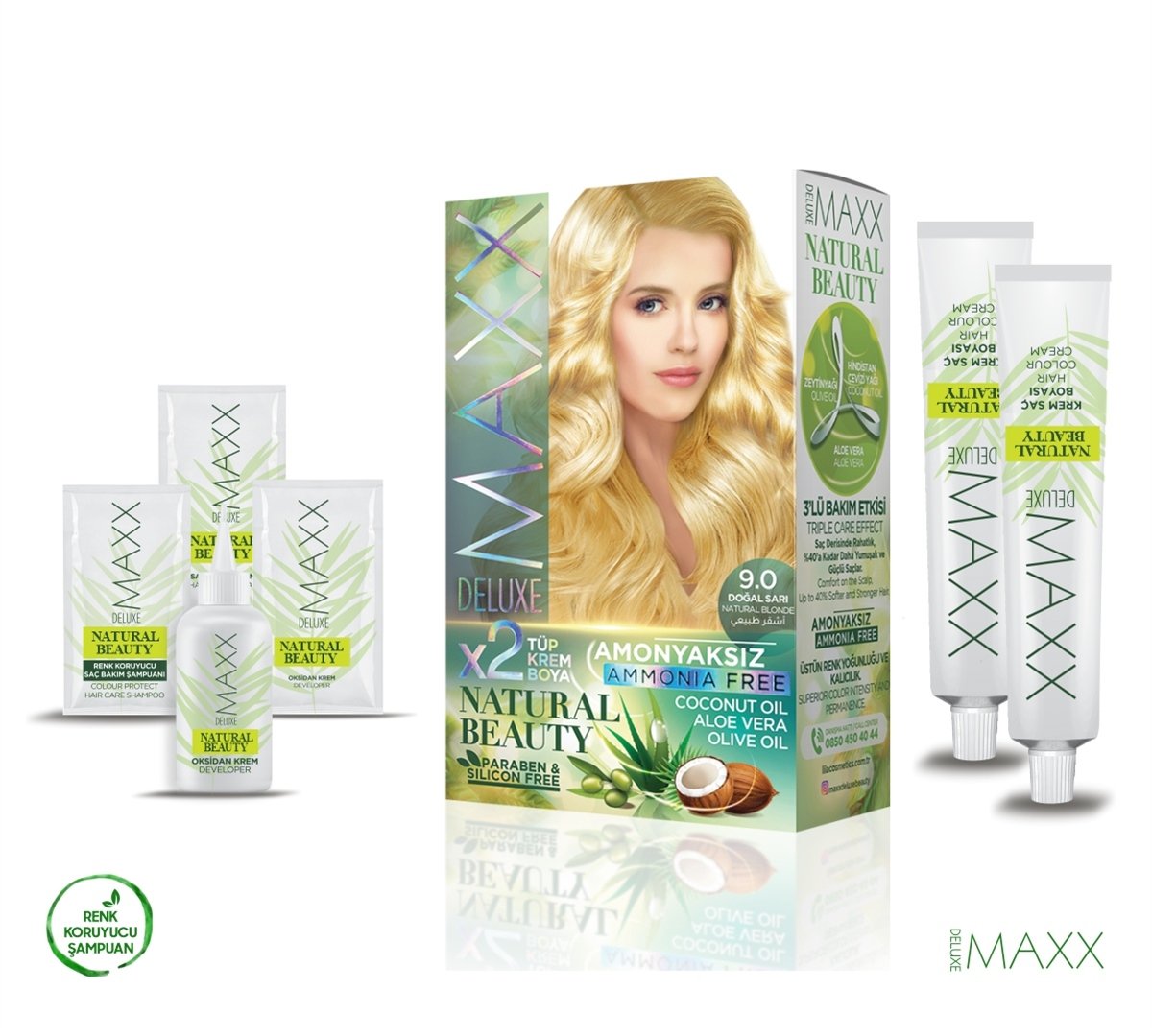 MAXX DELUXE NATURAL BEAUTY  9.0  Doğal Sarı