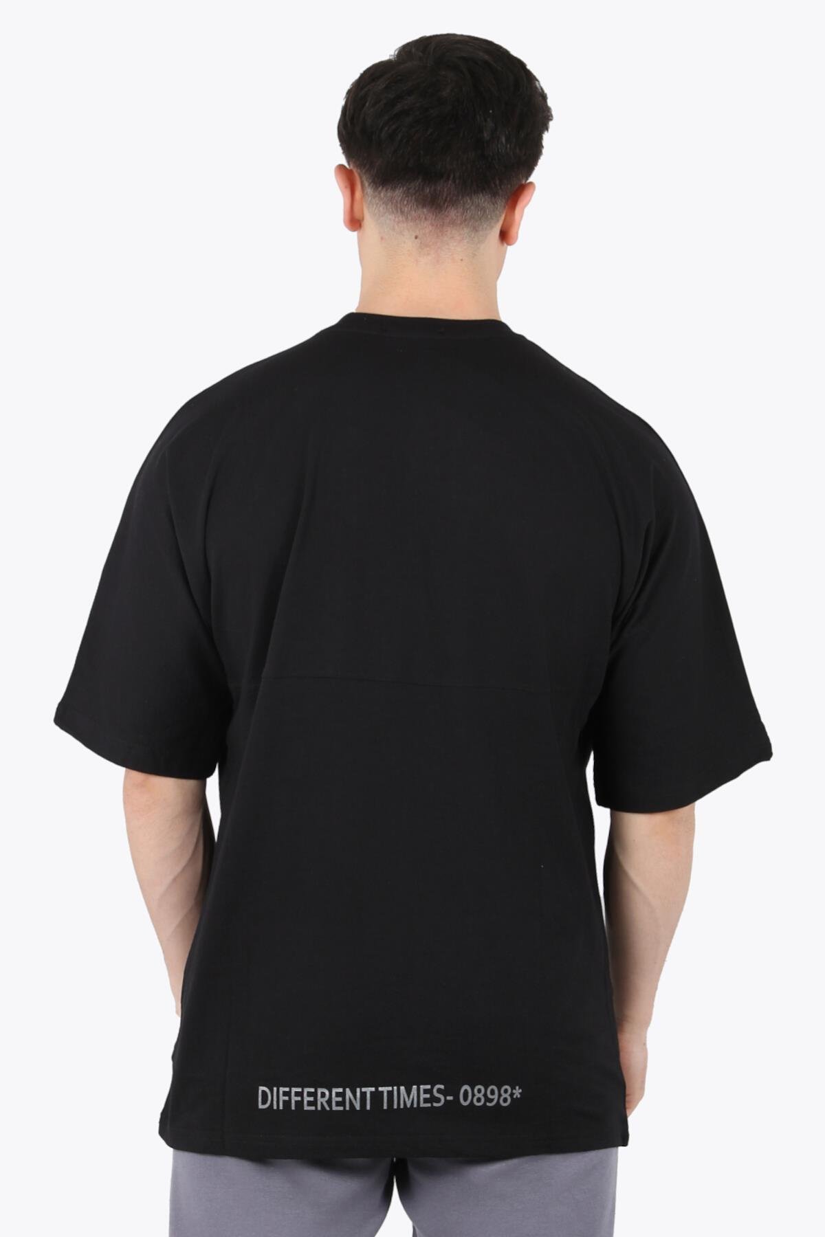 T-shirtmckanzie7171 Check Yazılı Yarasa Kol Oversize T-shirtkadınerkek