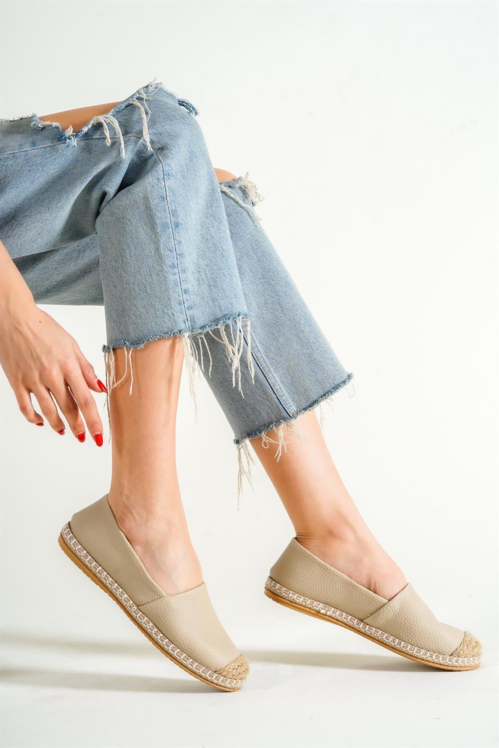 Capone 001 Women Mink Espadrille