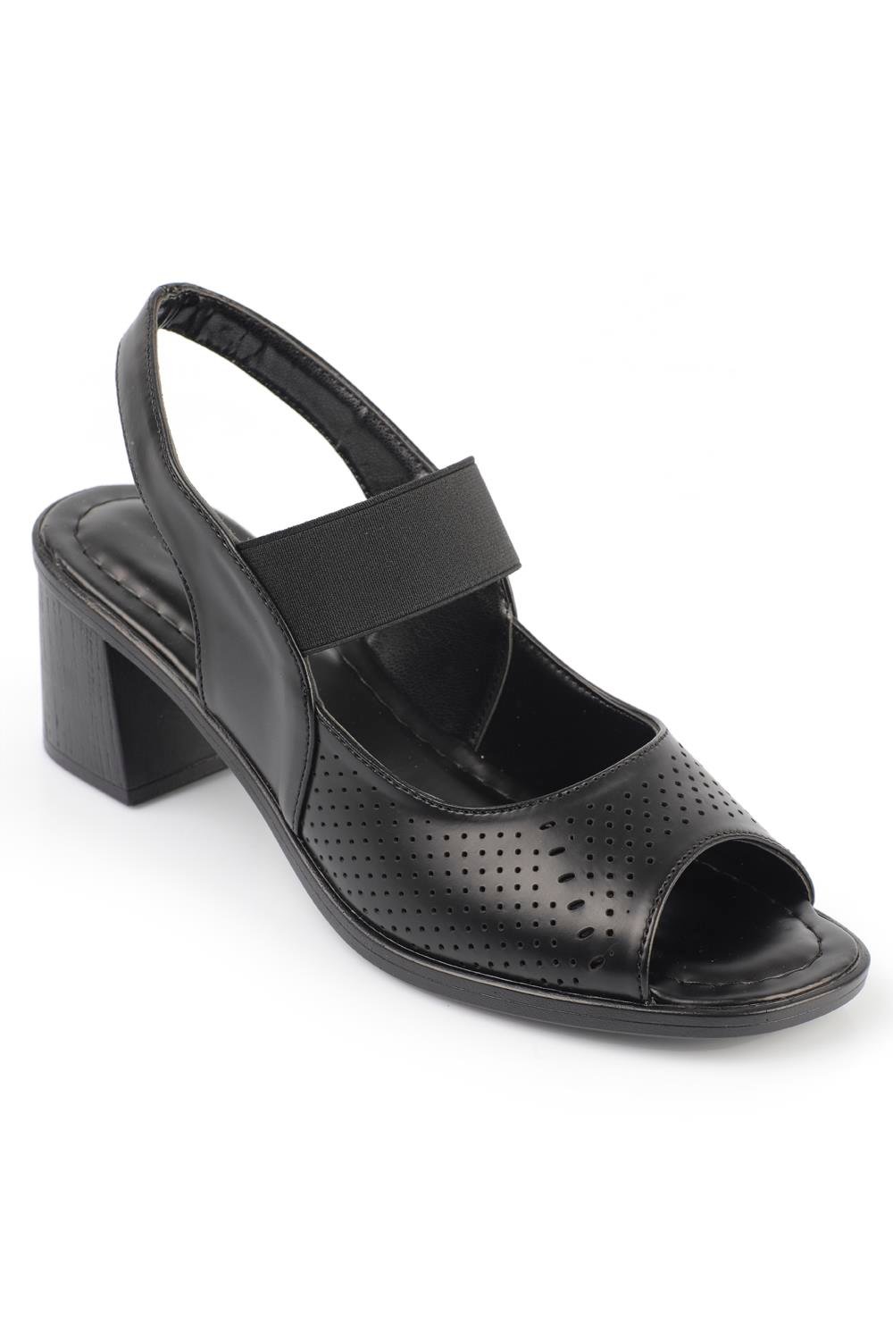 Capone Flat Toe Woman Shoes With Inner Pad and Elastic Banded