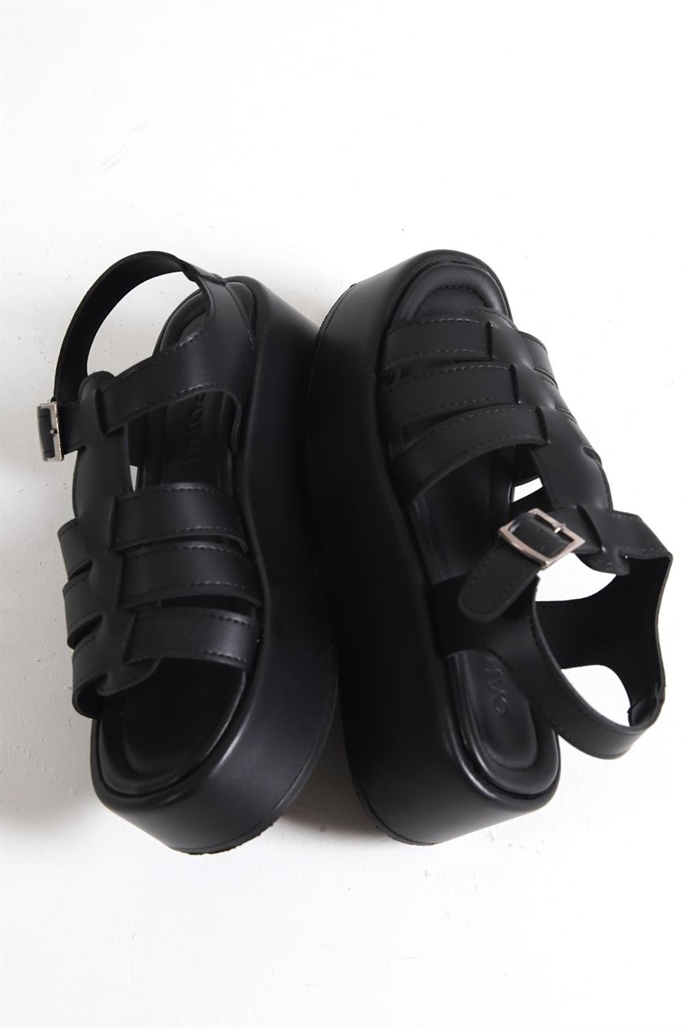 Capone Gladiator Band Wedge Heel Woman Flatform Sandals