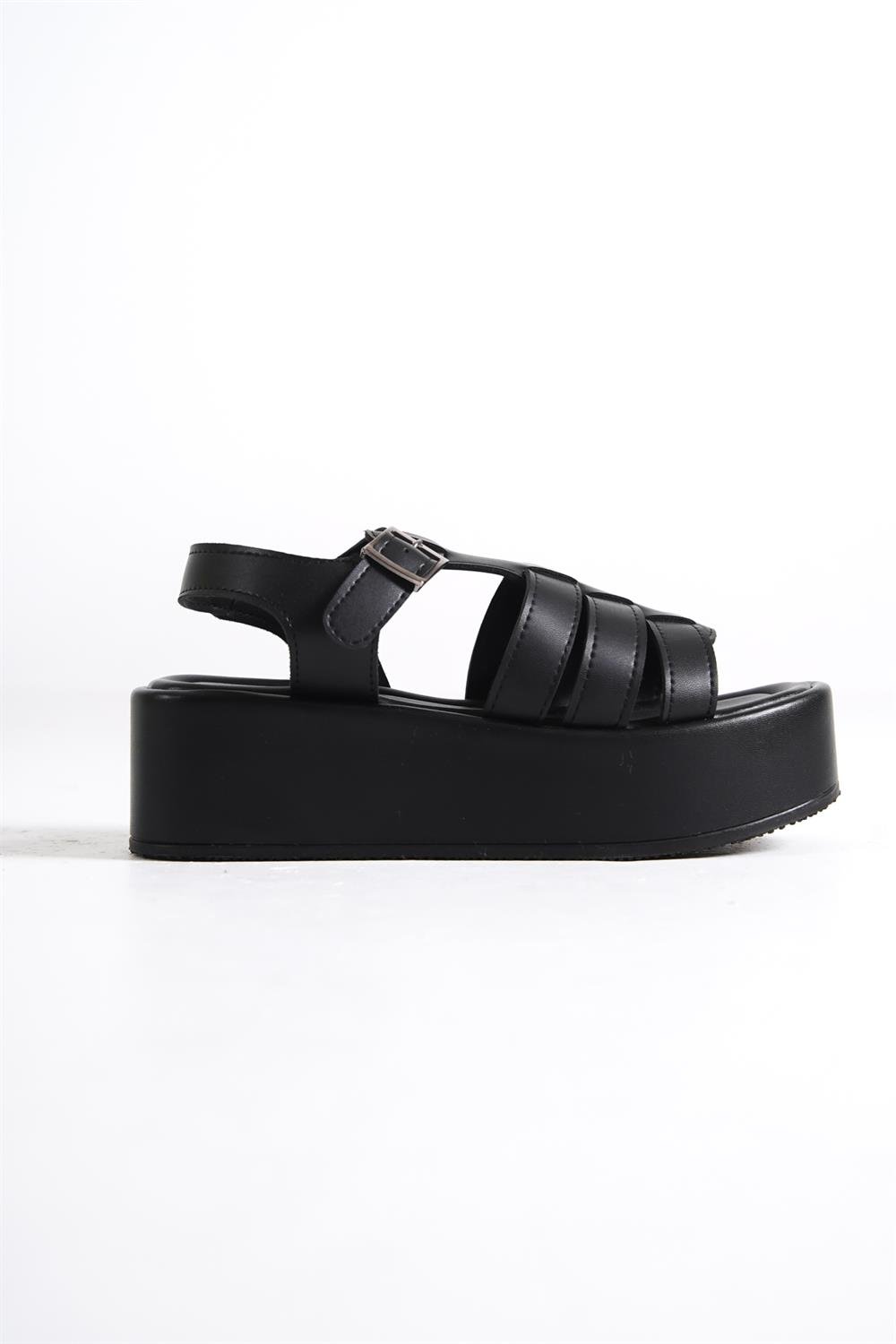 Capone Gladiator Band Wedge Heel Woman Flatform Sandals