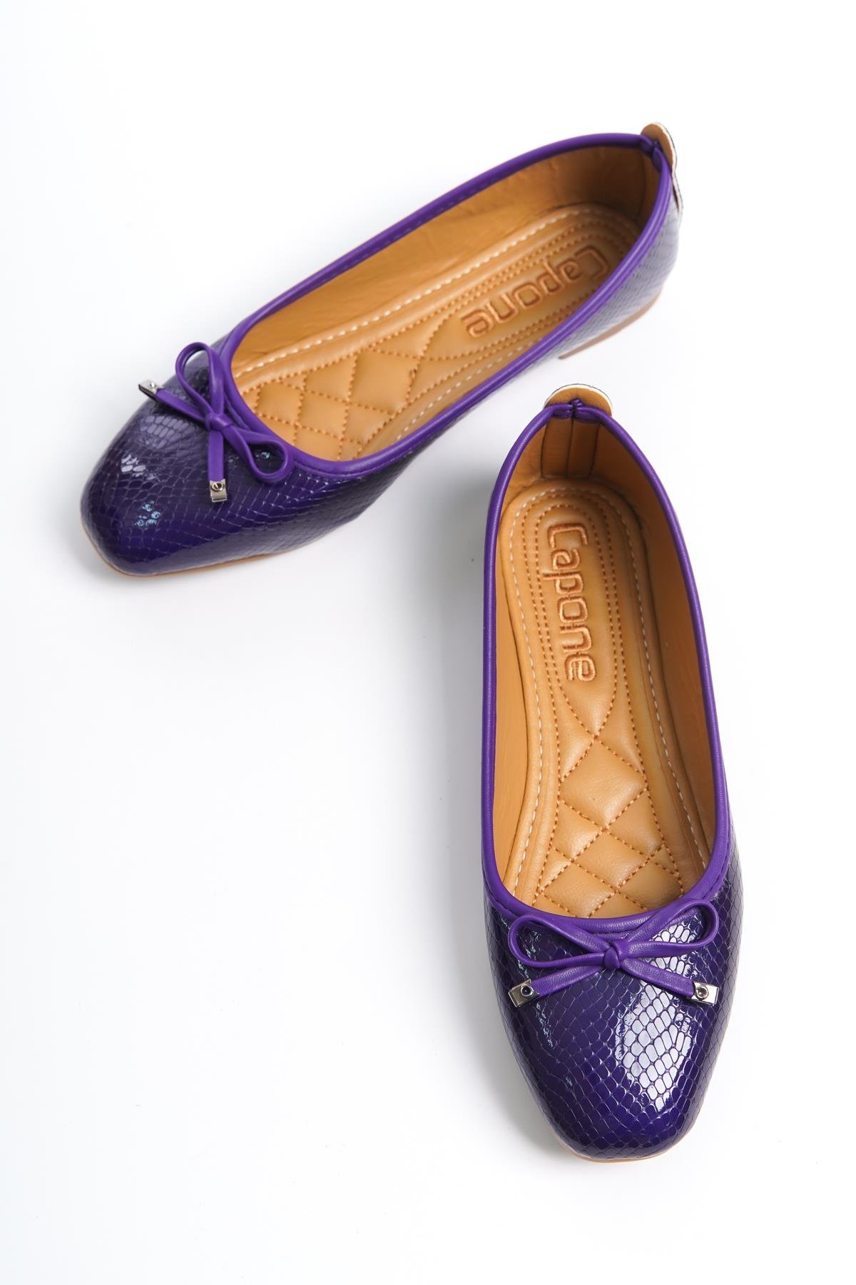 Capone Hana Trend Women Purple Ballet Flats
