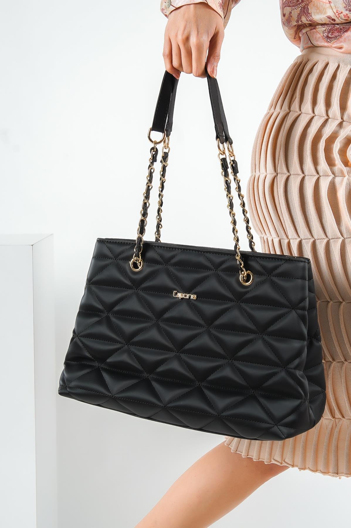 Capone Imperia Grande Women Black Shoulder Bag