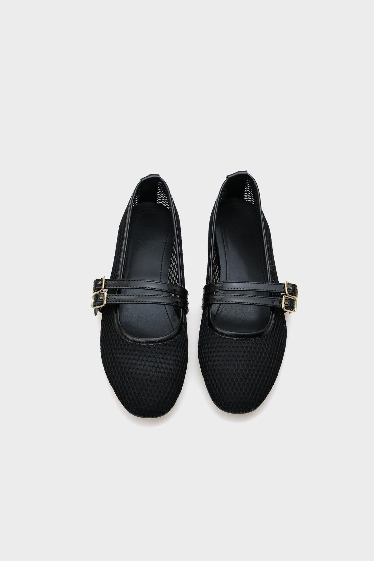 Capone June Women Black Ballerina