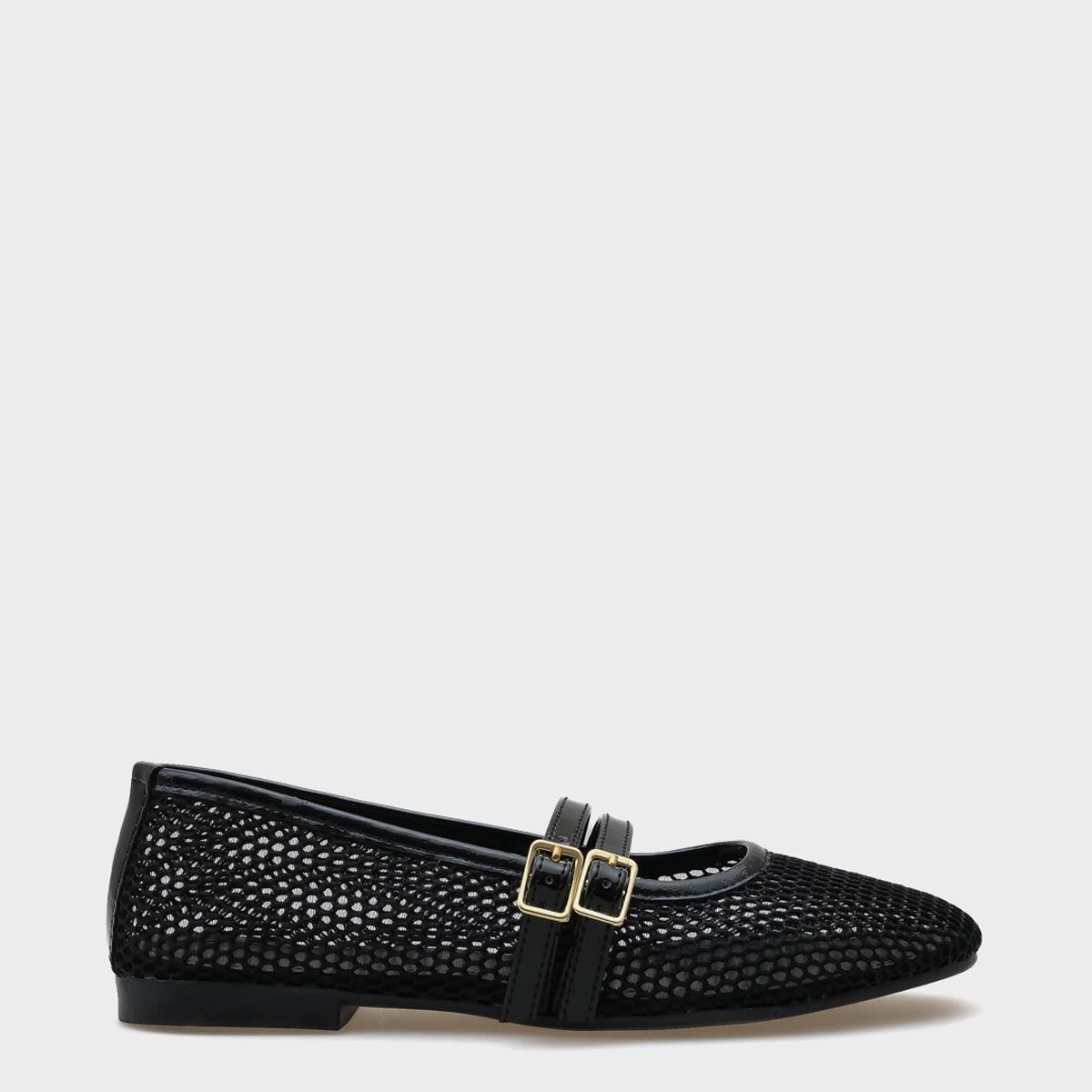 Capone June Women Black Ballerina