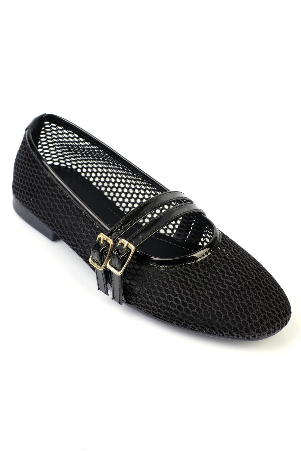 Capone June Women Black Ballerina