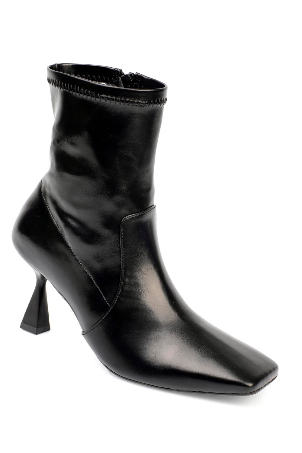 Capone Pointed Toe Woman Boots With Side Zipper