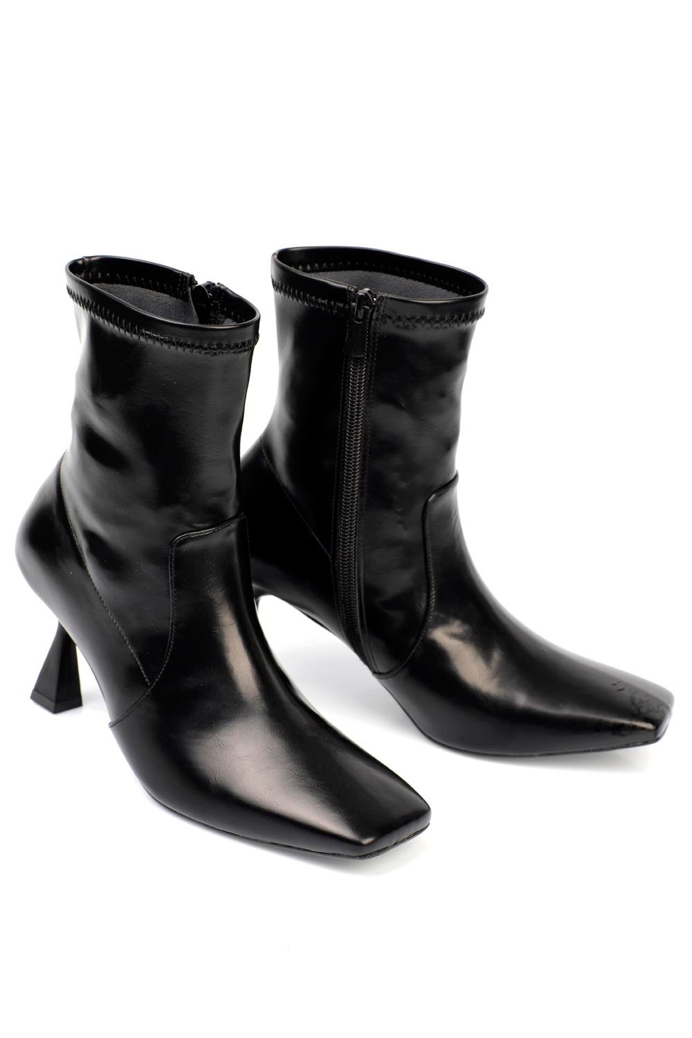 Capone Pointed Toe Woman Boots With Side Zipper