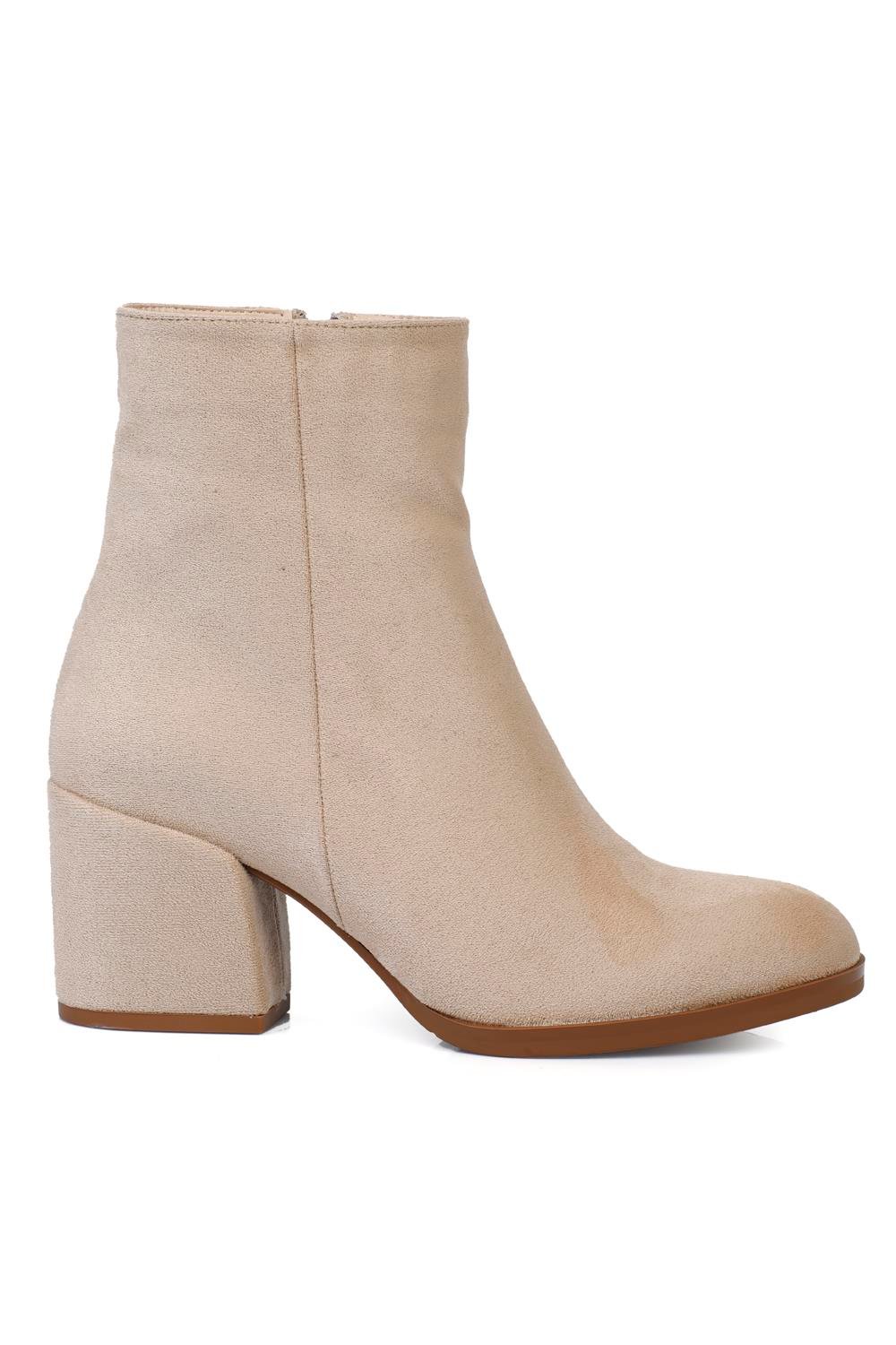 Capone Round Toe Side Zipper Woman Boots