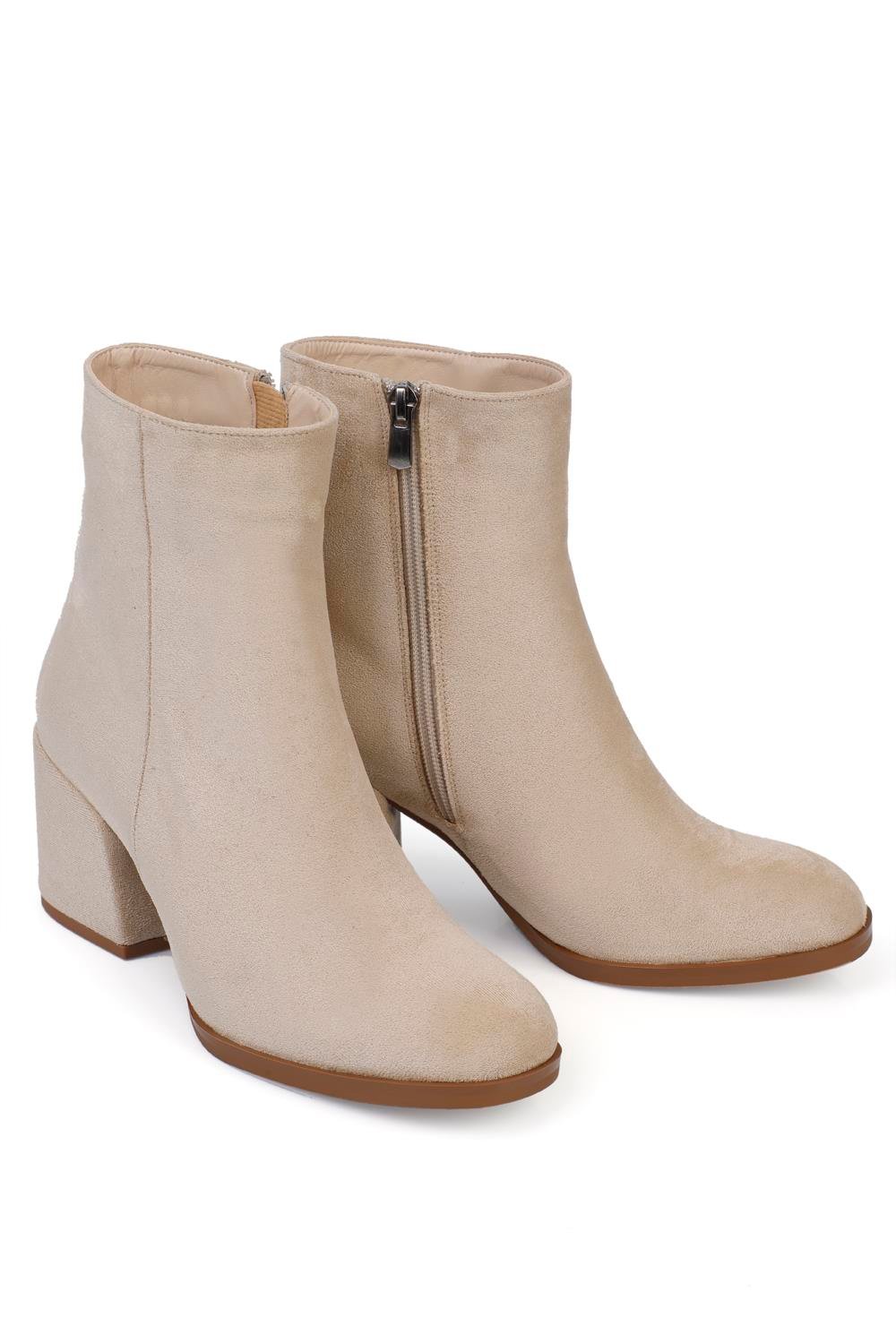 Capone Round Toe Side Zipper Woman Boots